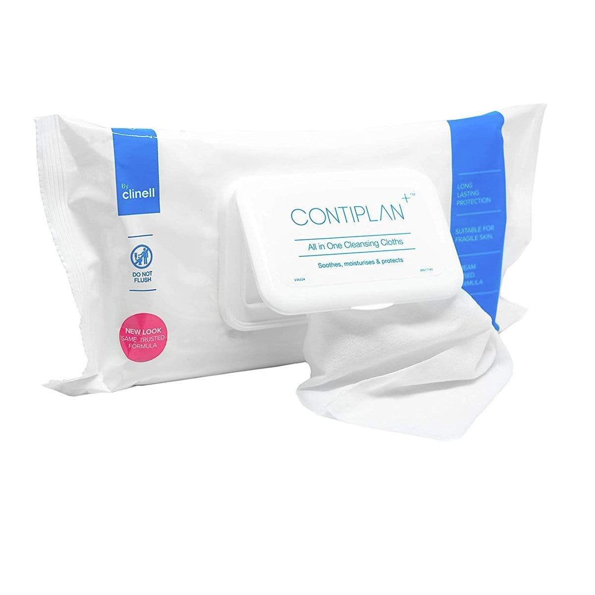 Clinell Contiplan Continence Cleansing Wipes 25 Pack