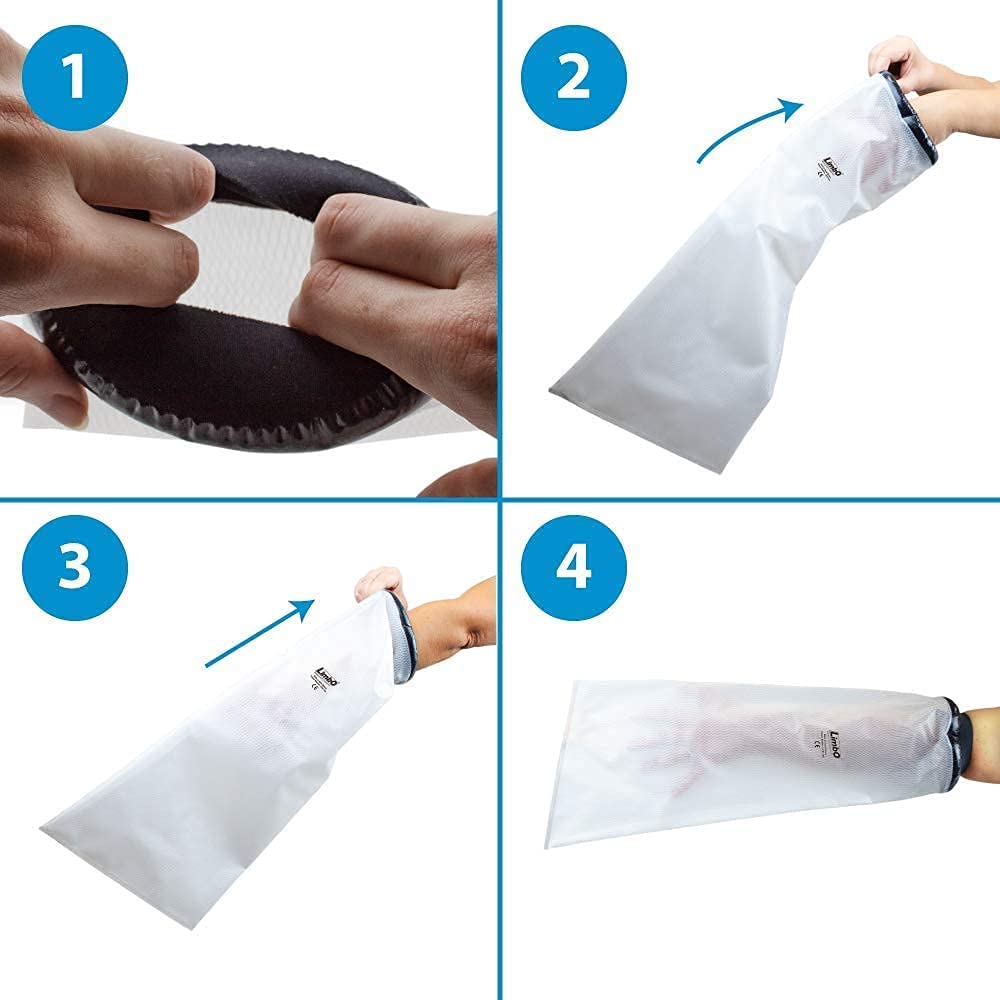 Adult Half Arm Cast and Dressing Protector.