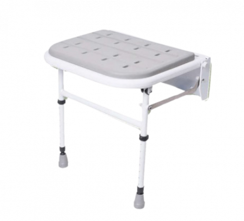 Folding Shower Seat (with Legs & Padded Seat)