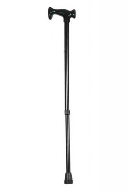 Black Folding Escort Cane