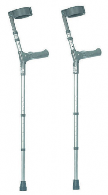 height adjustable crutches - pair