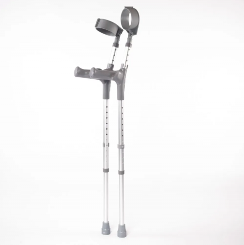 Double Adjustable Comfy Handle Crutches - Pair