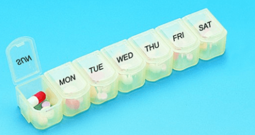 Pill reminder box