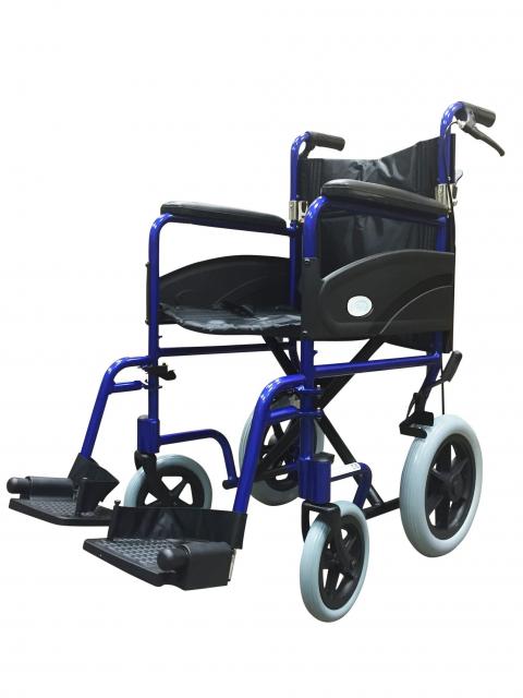 Transit Folding Wheelchair with Attendant Brakes