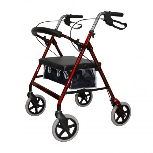 Heavy Duty 4 Wheel Rollator Walking Aid