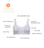 Post Surgery Comfort Bra with Medium Support - Peony