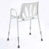 Height Adjustable Shower Chair - Stackable back view