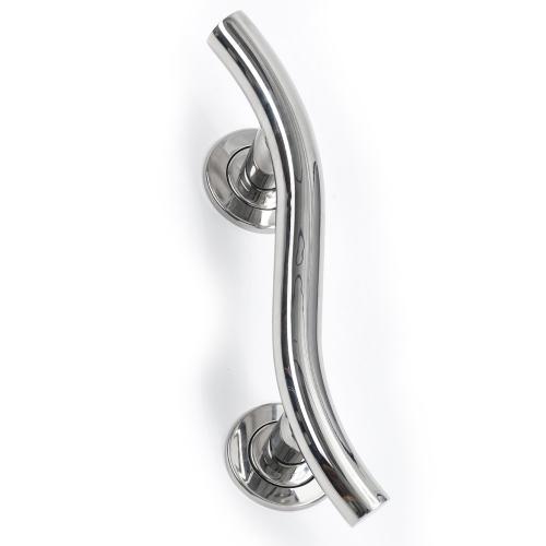 Spa Stainless Steel Grab Rail - Curved