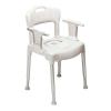 Swift 4-In-1 Shower Commode Chair white