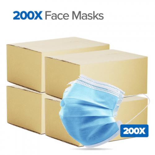 200 medical face mask pack