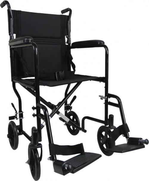 Steel Compact Transit Wheelchair