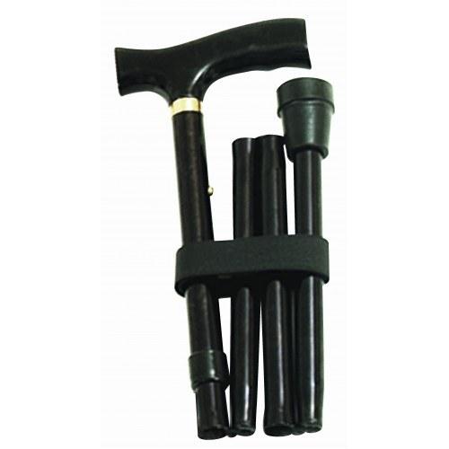 Adjustable Black Walking Stick