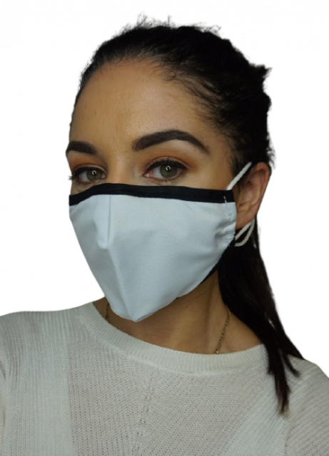 Reusable Fabric Face Mask - White