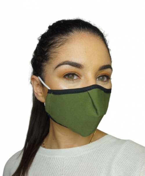 Reusable Fabric Face Mask - Green