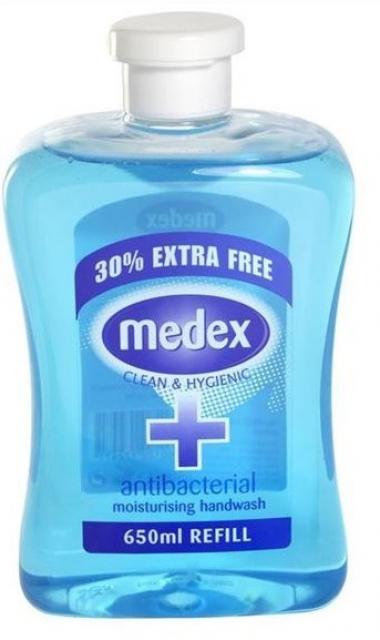 Medex Antibacterial Handwash 650ml Fill Cap