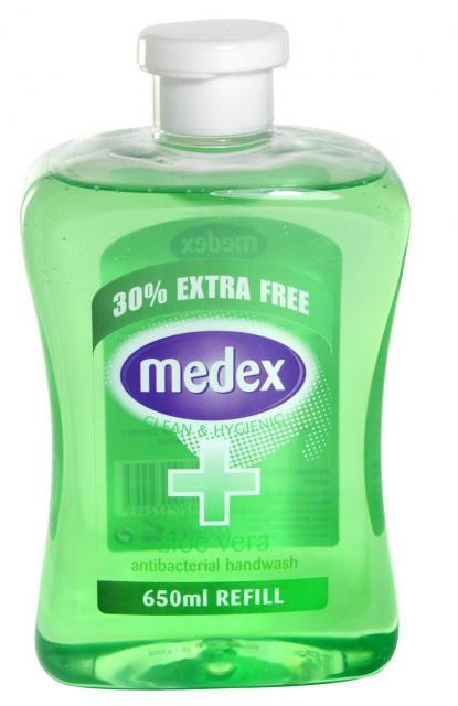 Medex Aloe Vera Antibacterial Handwash 650ml Fill Cap