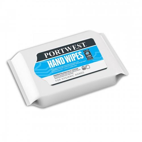 Portwest IW41 Hand Wipes - Pack Of 100