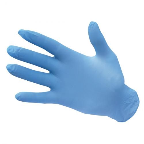 Portwest Powder Free Blue Nitrile Disposable Gloves - Box of 100