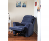 Ecclesfield Series Wall Hugging Rise & Recliner - Chenille Material Blue