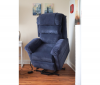 Ecclesfield Series Wall Hugging Rise & Recliner - Chenille Material Blue