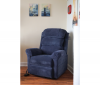 Ecclesfield Series Wall Hugging Rise & Recliner - Chenille Material Blue