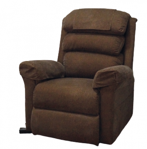 Ecclesfield Series Wall Hugging Rise & Recliner - Chenille Material Brown