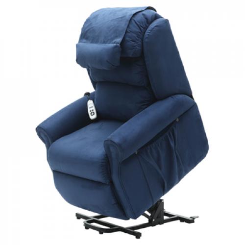Sandfield Rise and Recline Dual Motor Armchair - Blue