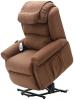 Sandfield Rise and Recline Dual Motor Armchair - Brown