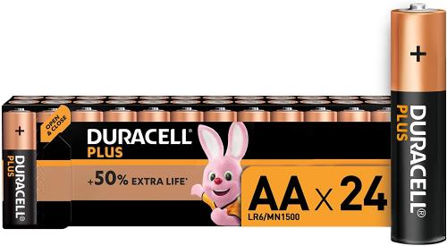 Duracell Plus 24 x AA Battery Pack