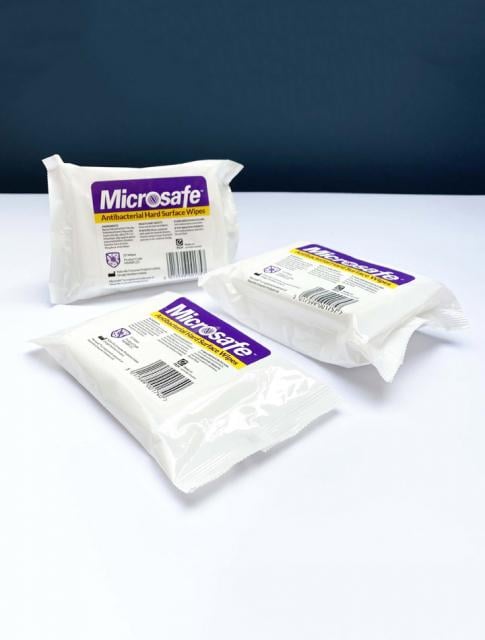 Microsafe ANTI-BACTERIAL Surface Wipes, 25pk PCS