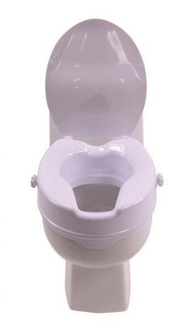 Raised Toilet Seat With Lid