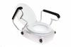 Raised Toilet Seat With Lid And Armrests