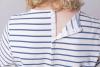 White & Navy Breton Stripe Tunic