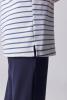 White & Navy Breton Stripe Tunic