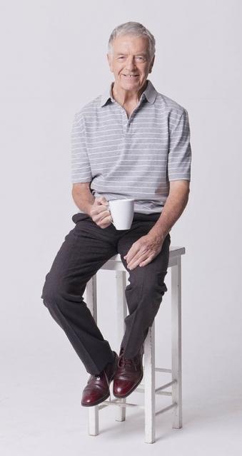Grey & White Polo Shirt