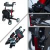 Four-Wheeled Aluminium Folding Walker