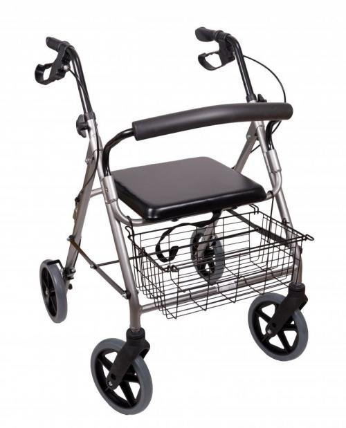 Aluminium Walker With Basket