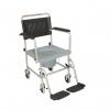 Drive Wheeled Commode Chair - Chrome/Black