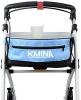 White Indoor Wheel Rollator with Tray