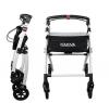 White Indoor Wheel Rollator with Tray