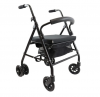 Stop and Go Pressure Braking Rollator - Black