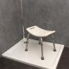 Adjustable Curved Shower Stool