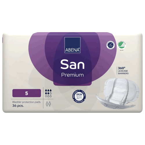 Abri-San 5 Premium Incontinence Pads - 1200ml - Pack of 36