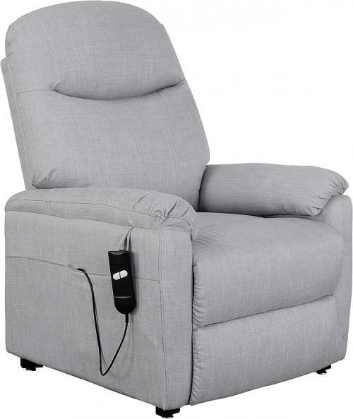 Single Motor Electric Riser Recliner Chair Grey