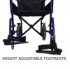 Deluxe Wheelchair With Wheeled Travel Bag