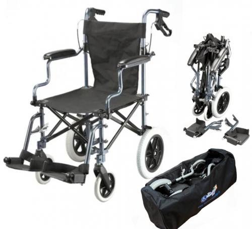 Transit Wheelchair With Travel Bag