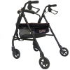 Comfort Lever Rollator - Black