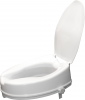 The Viscount Raised Toilet Seat With Lid