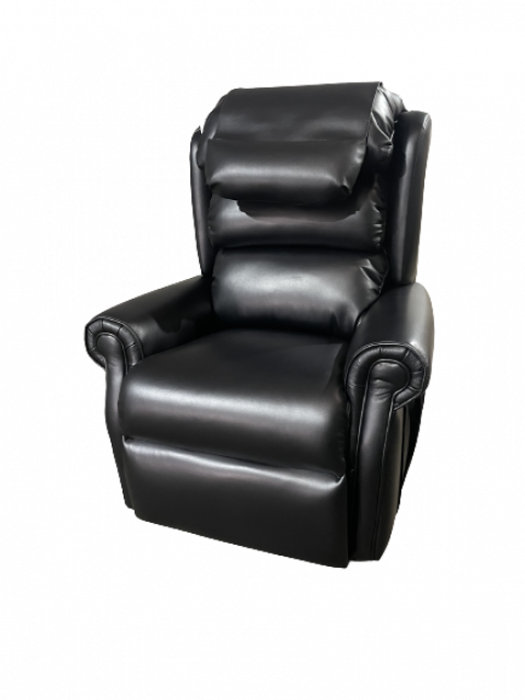 Sandfield Rise and Recline Dual Motor Armchair - Black