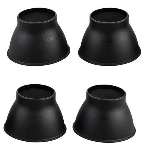 Black Elephant Feet - Pack of 4